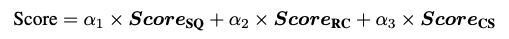 Score Formula